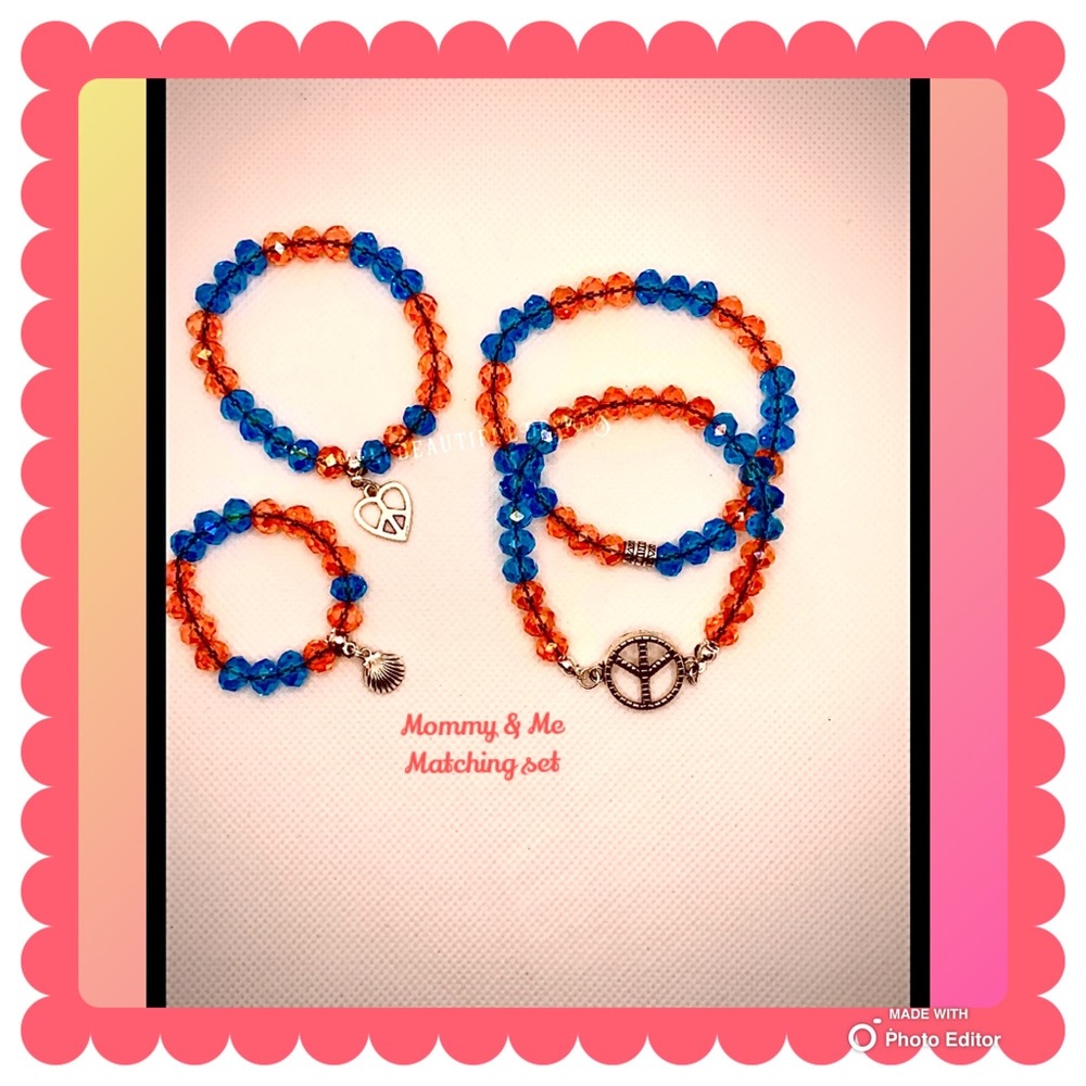 Matching mommy and me Bracelet set